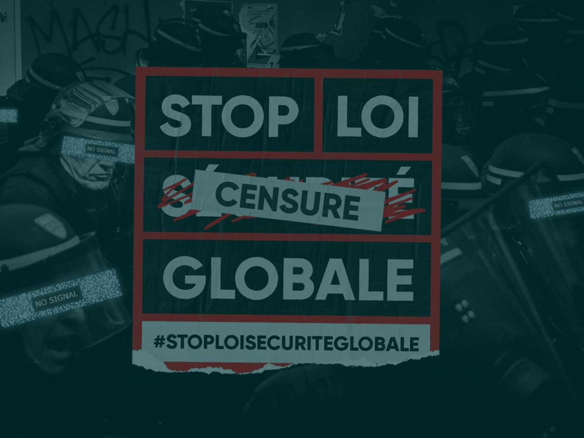 LOI SÉCURITÉ GLOBALE / Urgence démocratique&nbsp;!