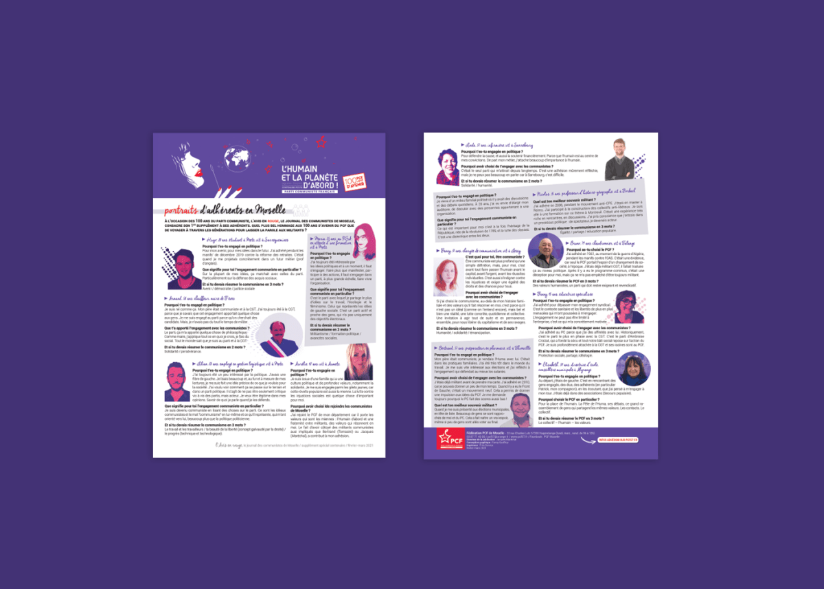 12 portrait d&rsquo;adhérents mosellans : un voyage à travers les générations militantes&nbsp;<3